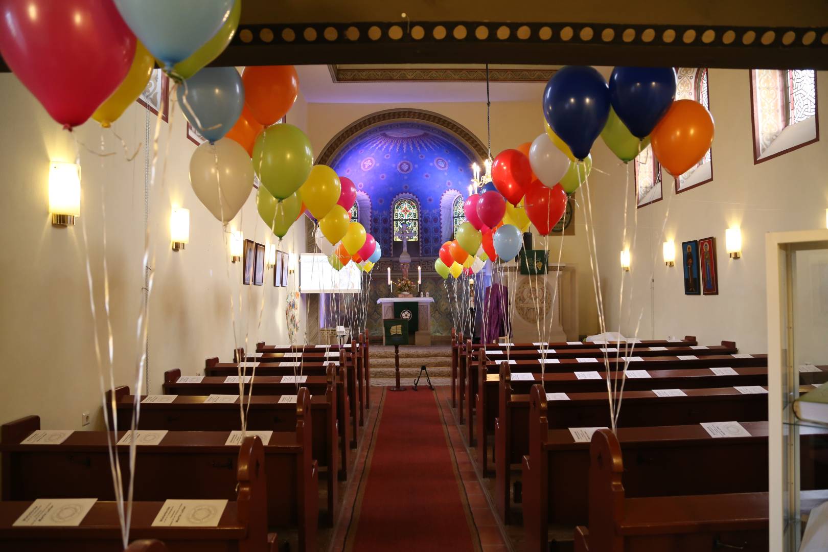 Winterkirche in Coppengrave unter dem Thema "Martin Luther"