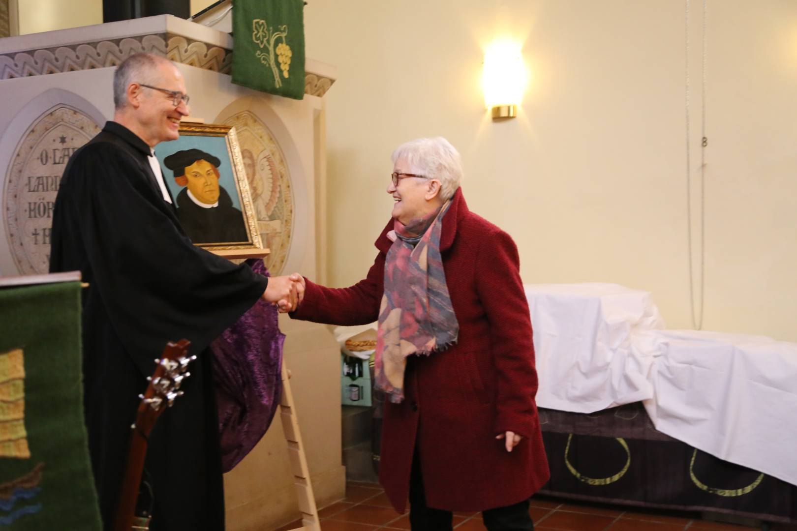 Winterkirche in Coppengrave unter dem Thema "Martin Luther"