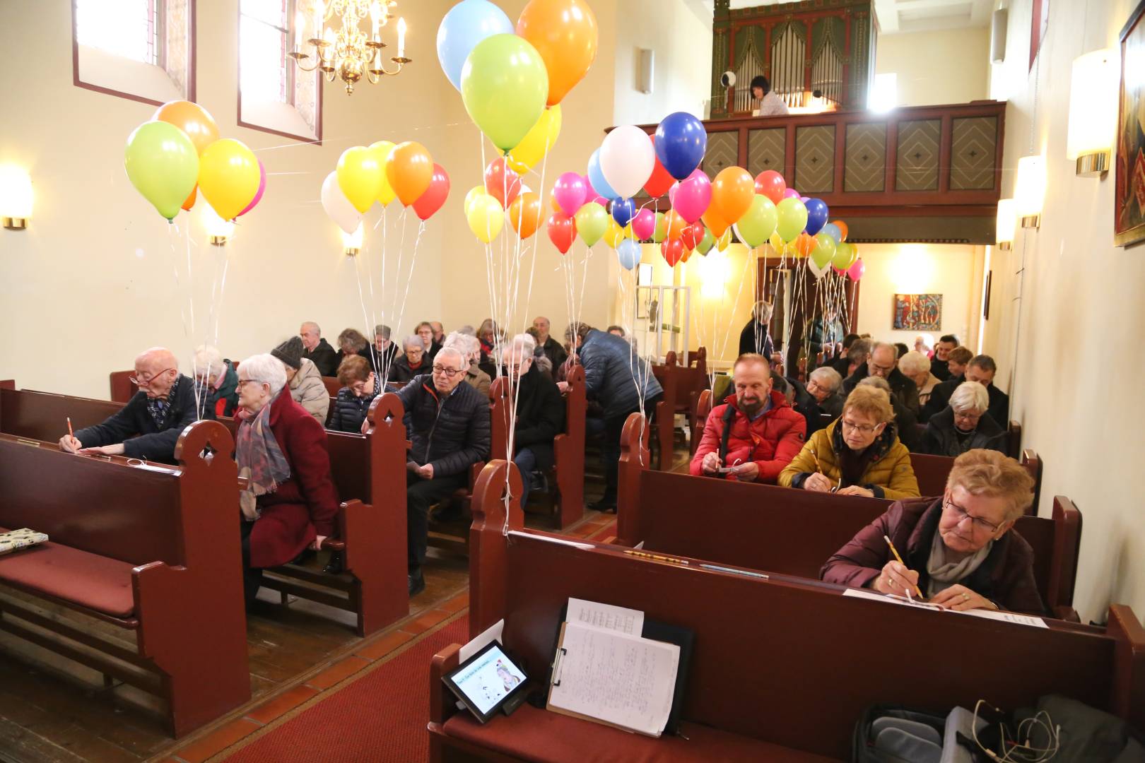 Winterkirche in Coppengrave unter dem Thema "Martin Luther"