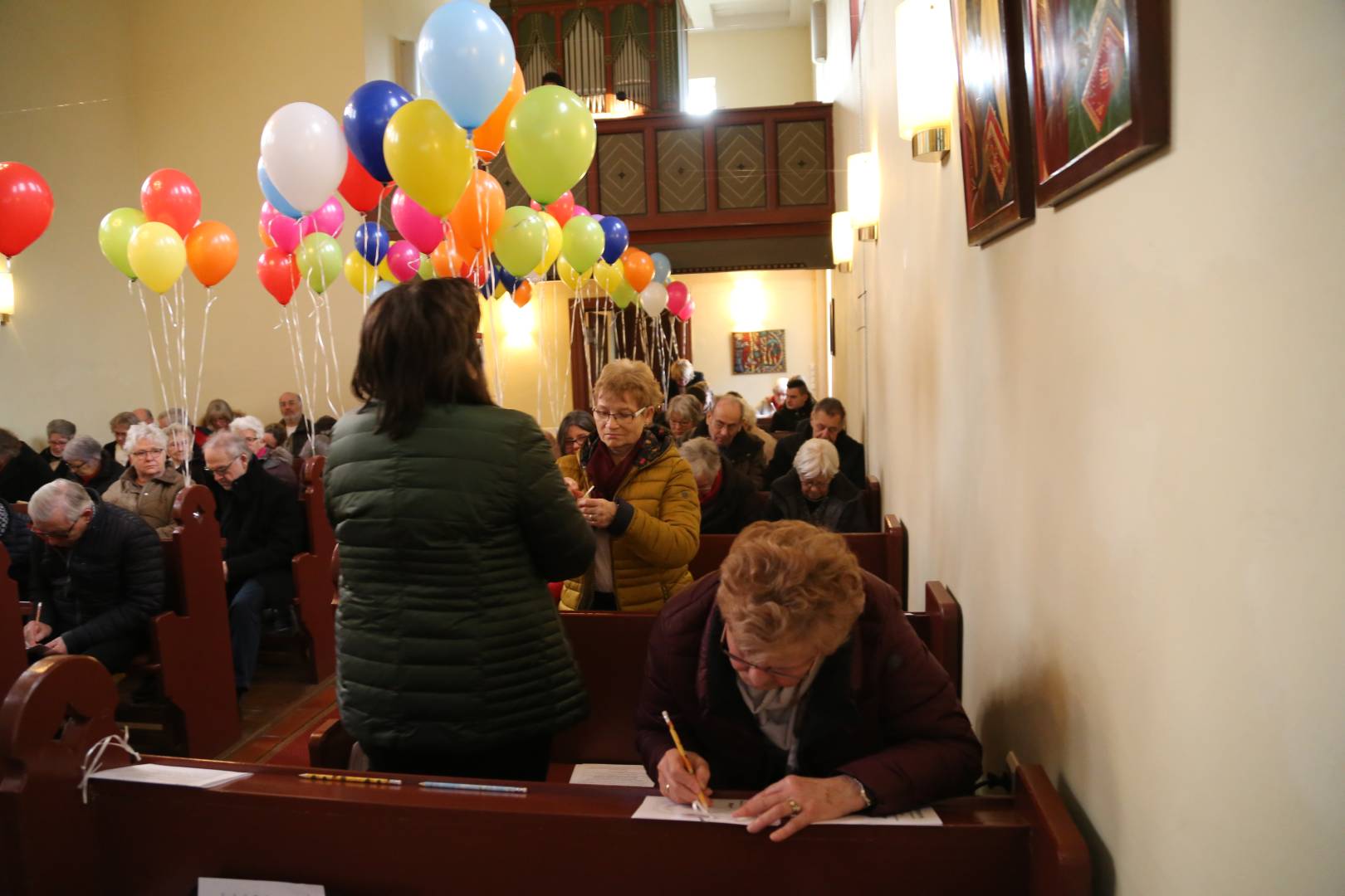 Winterkirche in Coppengrave unter dem Thema "Martin Luther"