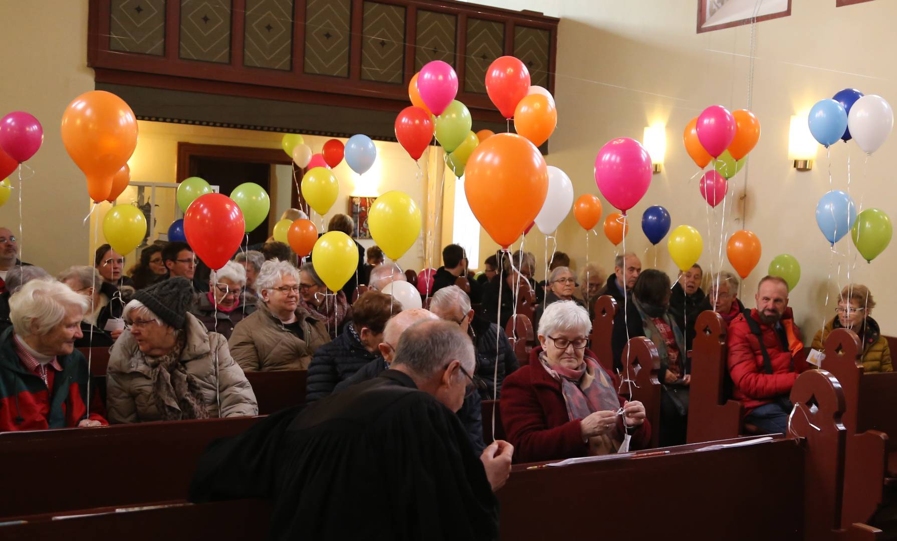 Winterkirche in Coppengrave unter dem Thema "Martin Luther"