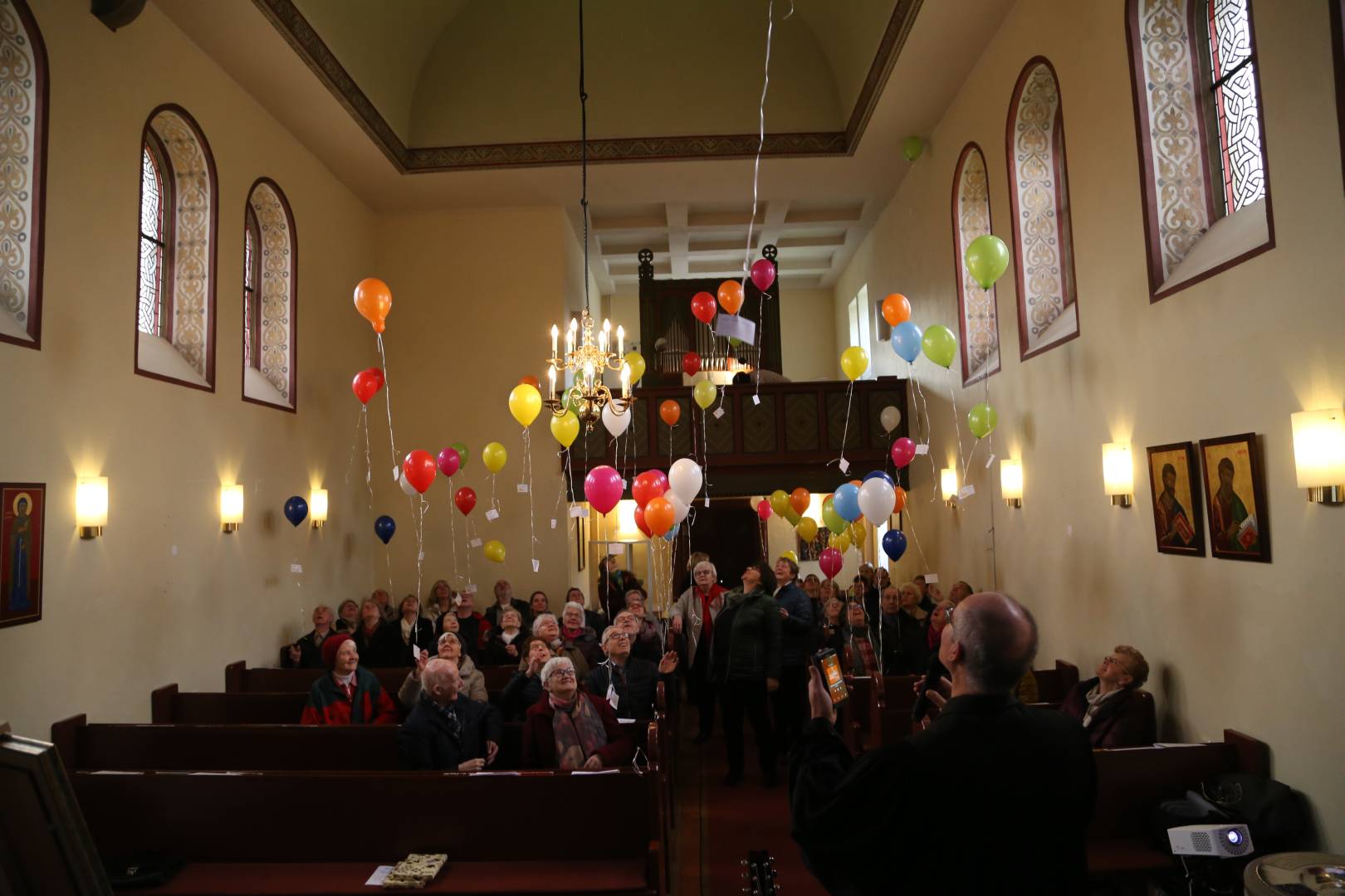 Winterkirche in Coppengrave unter dem Thema "Martin Luther"