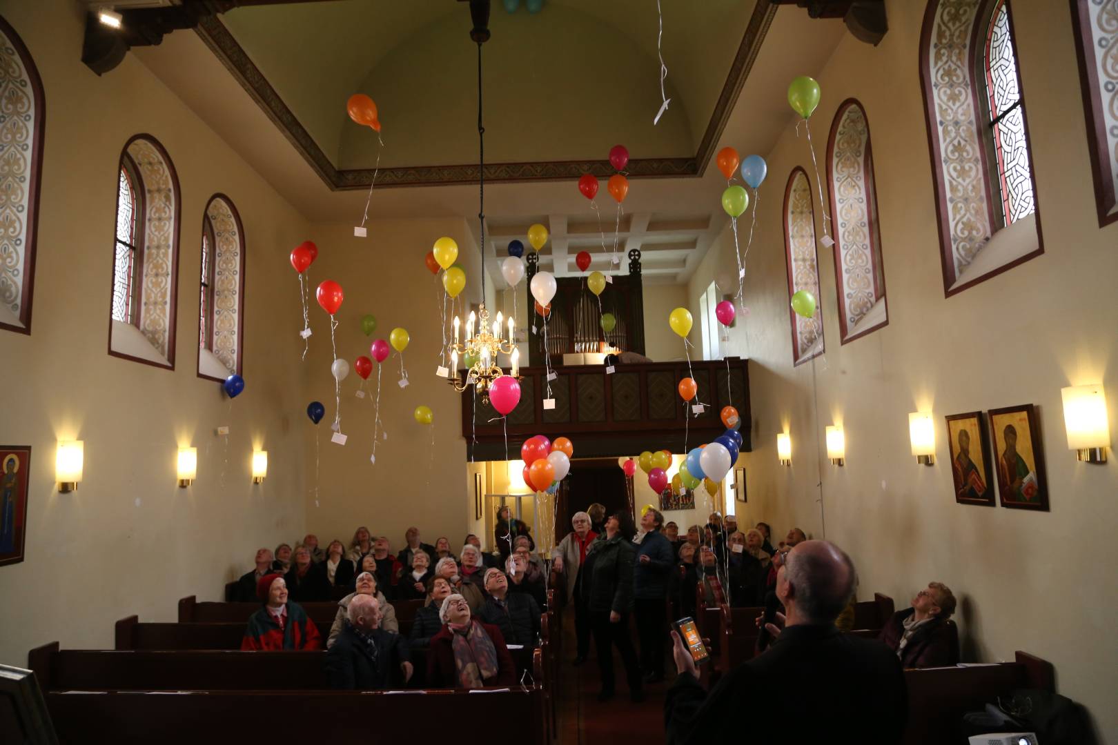 Winterkirche in Coppengrave unter dem Thema "Martin Luther"