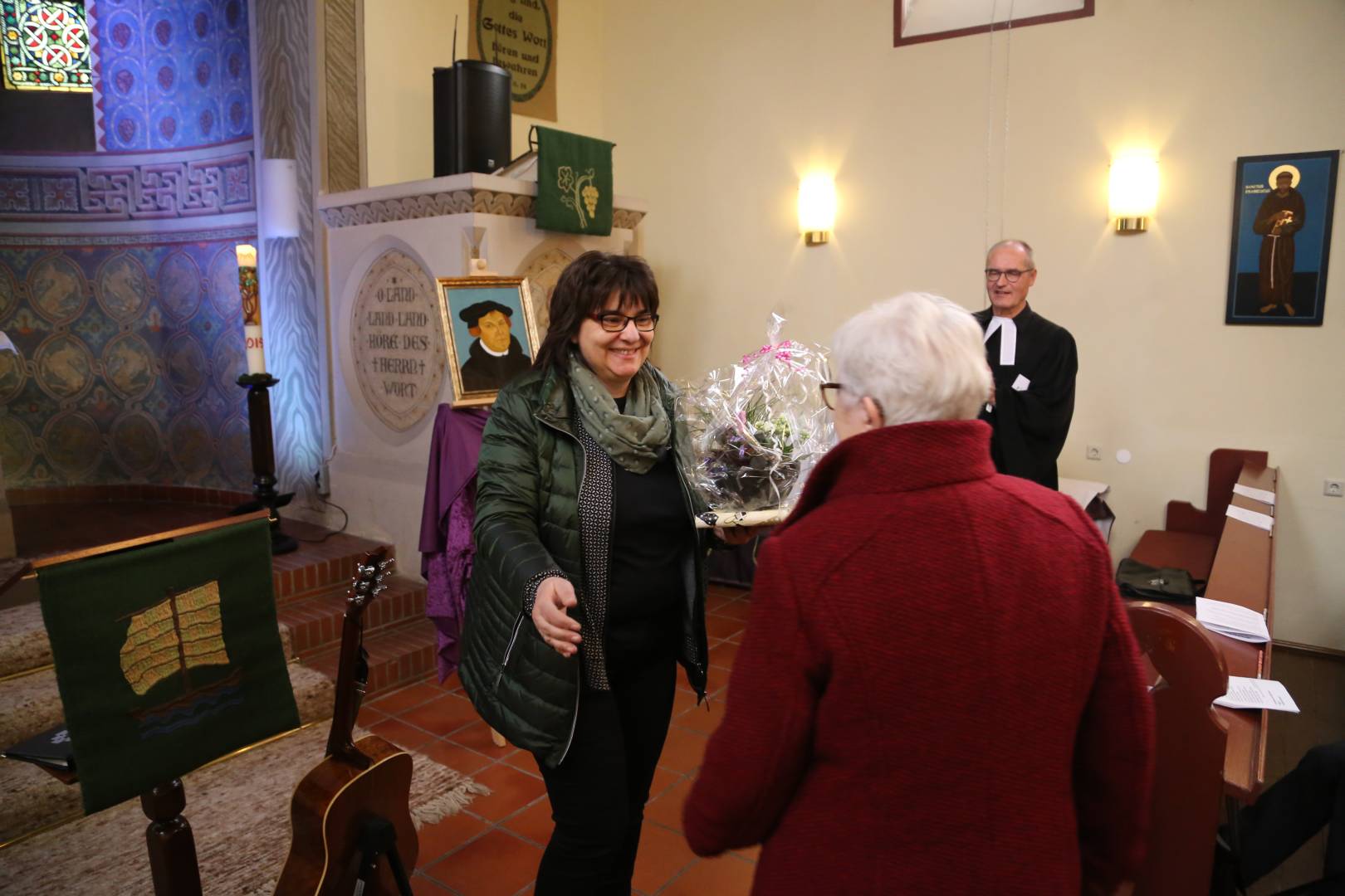 Winterkirche in Coppengrave unter dem Thema "Martin Luther"