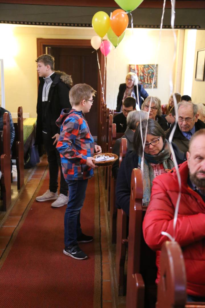 Winterkirche in Coppengrave unter dem Thema "Martin Luther"