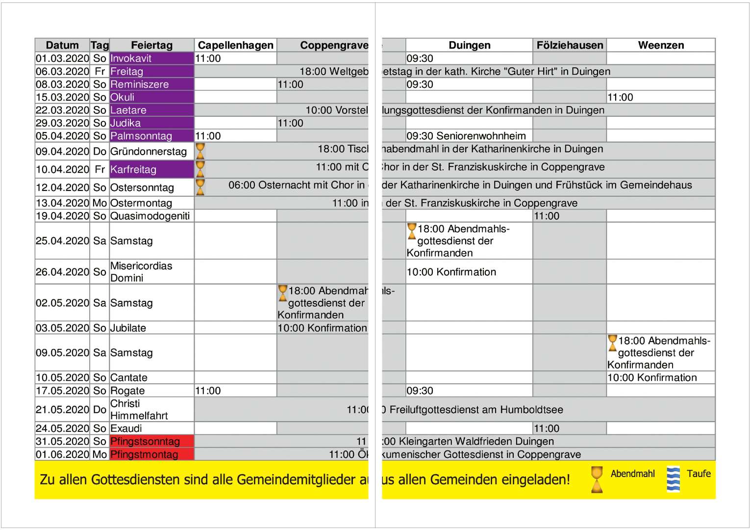 Gemeindebrief März 2020 - Mai 2020