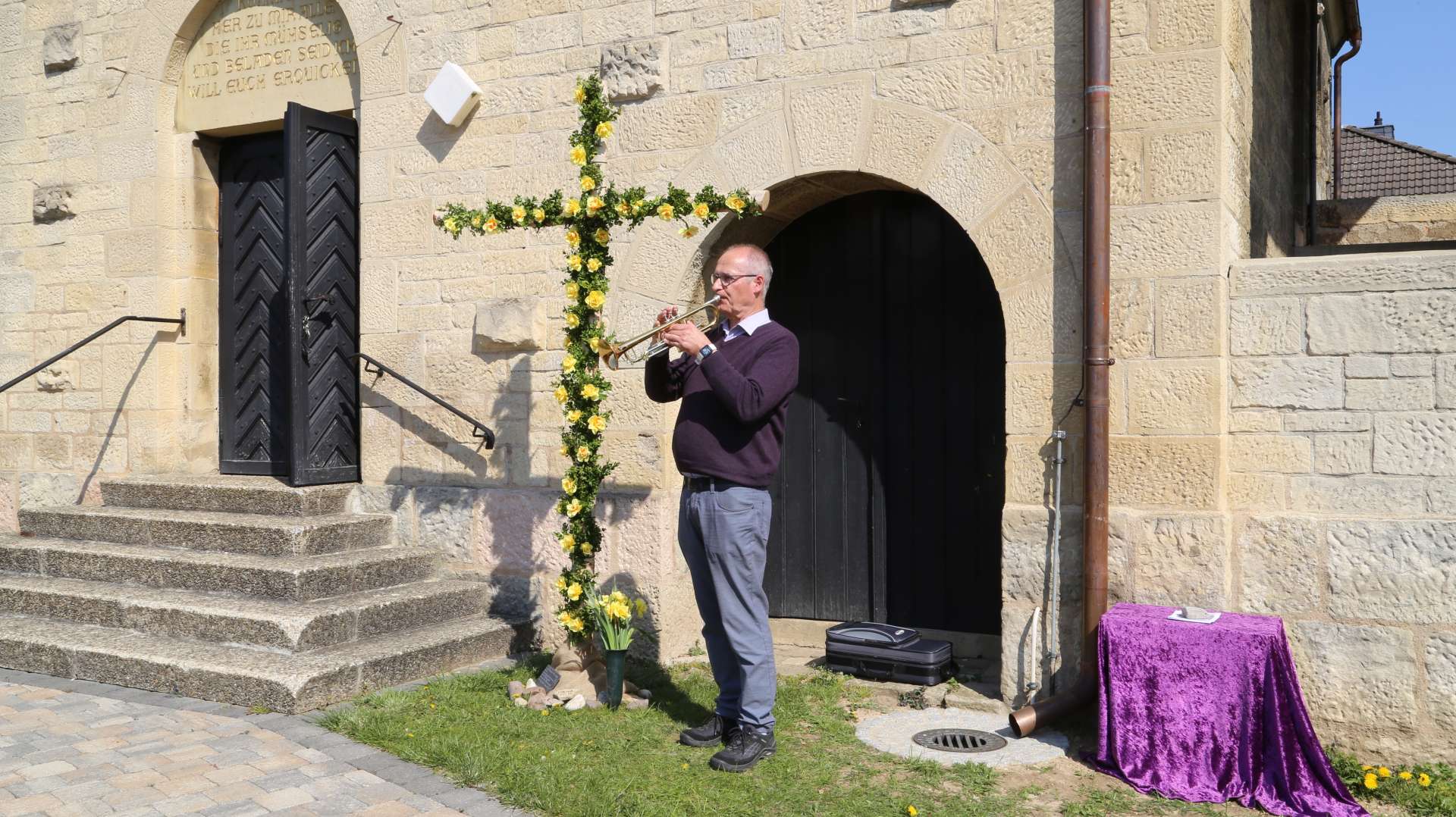 Ostersonntag an der St. Franziskuskirche