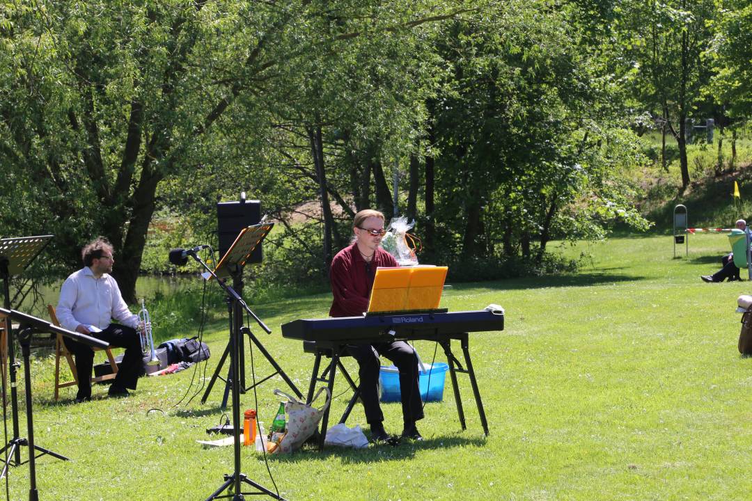 Freiluftgottesdienst am Humboldtsee mit der Verabschiedung von Pastor Podszus