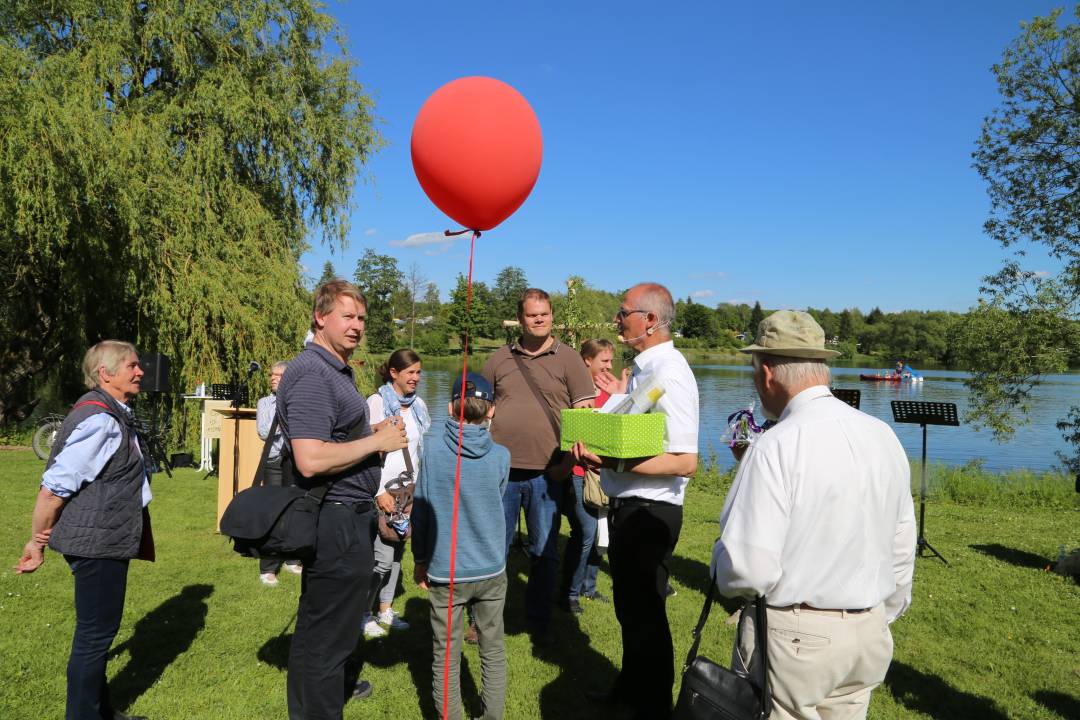 Freiluftgottesdienst am Humboldtsee mit der Verabschiedung von Pastor Podszus