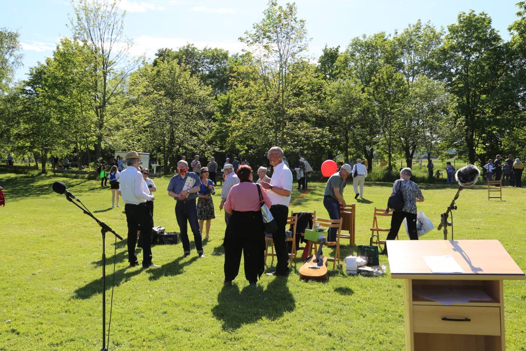 Freiluftgottesdienst am Humboldtsee mit der Verabschiedung von Pastor Podszus