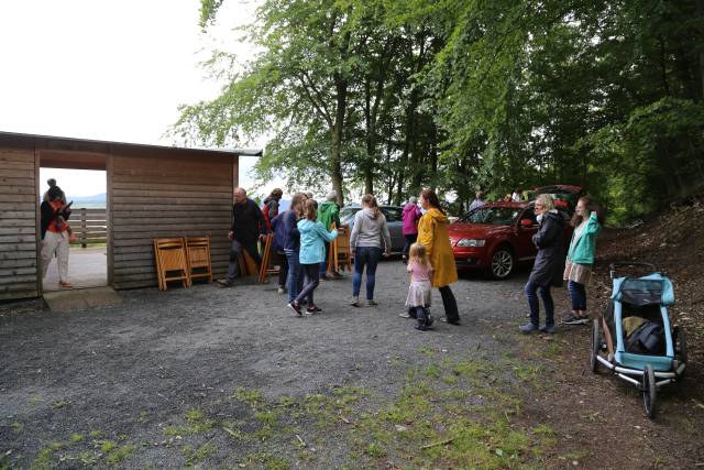 Gottesdienst am Leineberglandbalkon