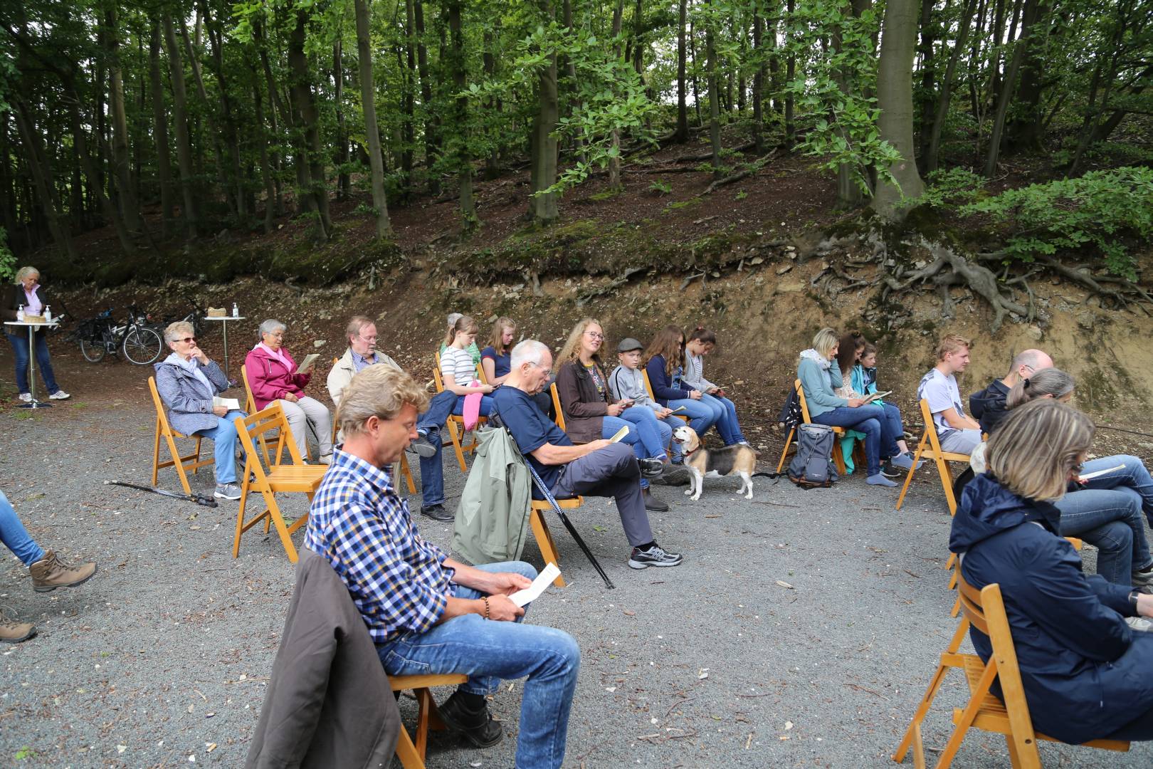 Gottesdienst am Leineberglandbalkon