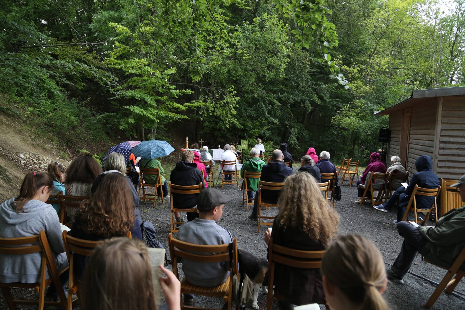 Gottesdienst am Leineberglandbalkon