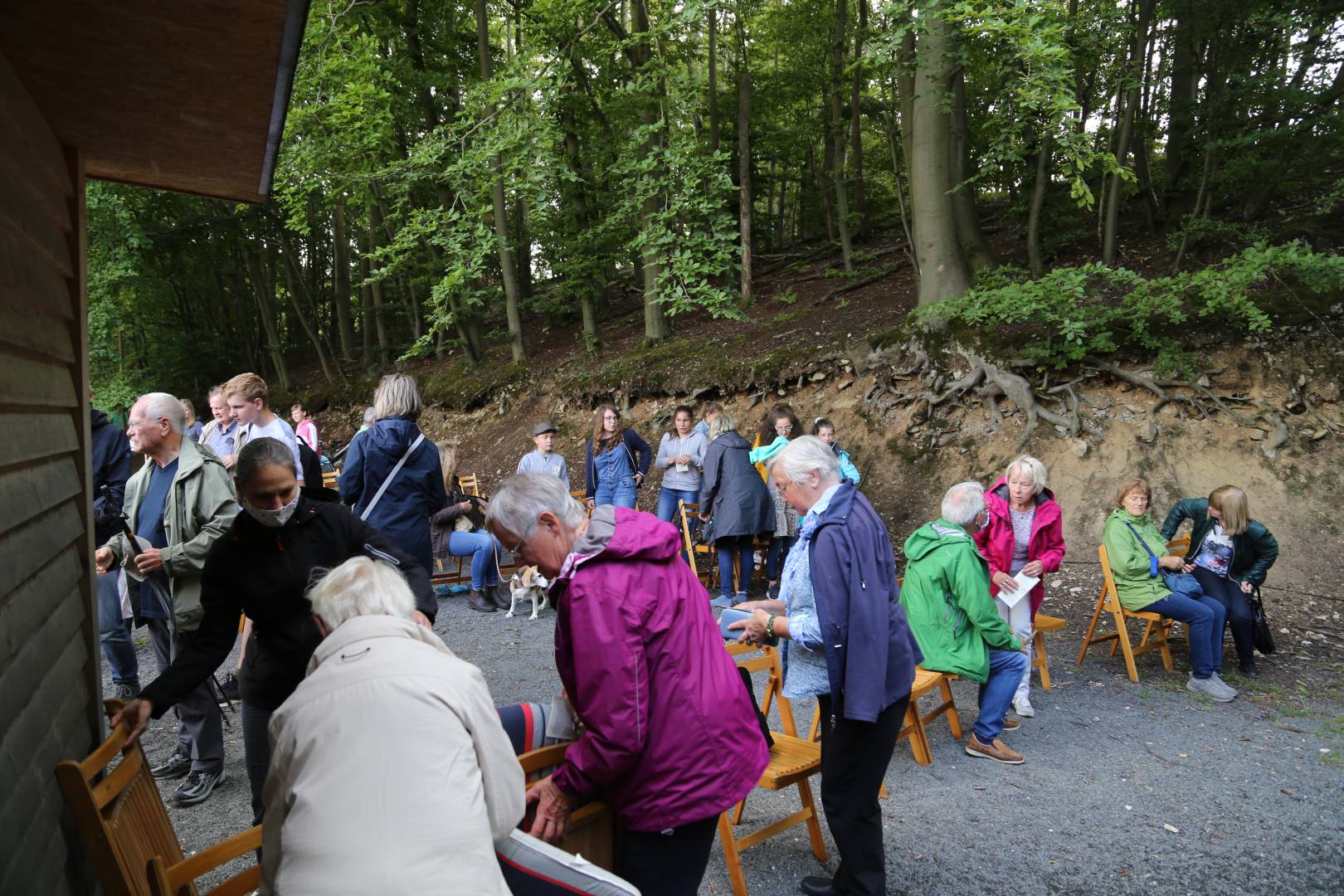 Gottesdienst am Leineberglandbalkon