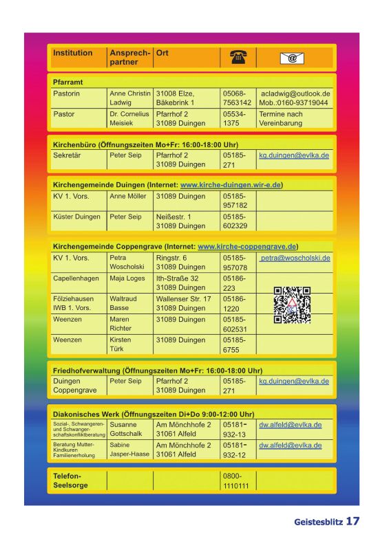 Gemeindebrief September 2020 - November 2020