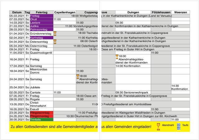 Gemeindebrief März 2021 - Mai 2021