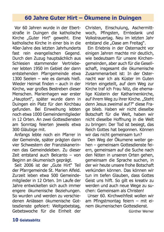 Gemeindebrief März 2021 - Mai 2021