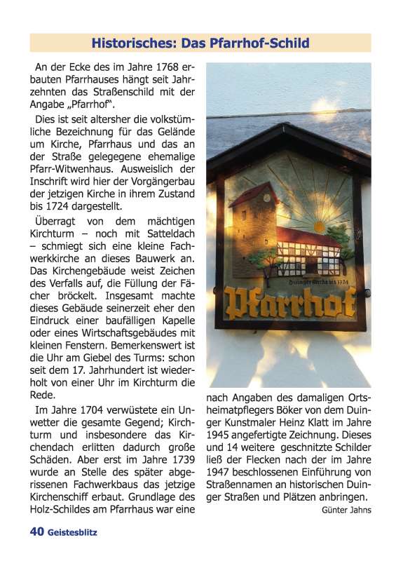 Gemeindebrief März 2021 - Mai 2021