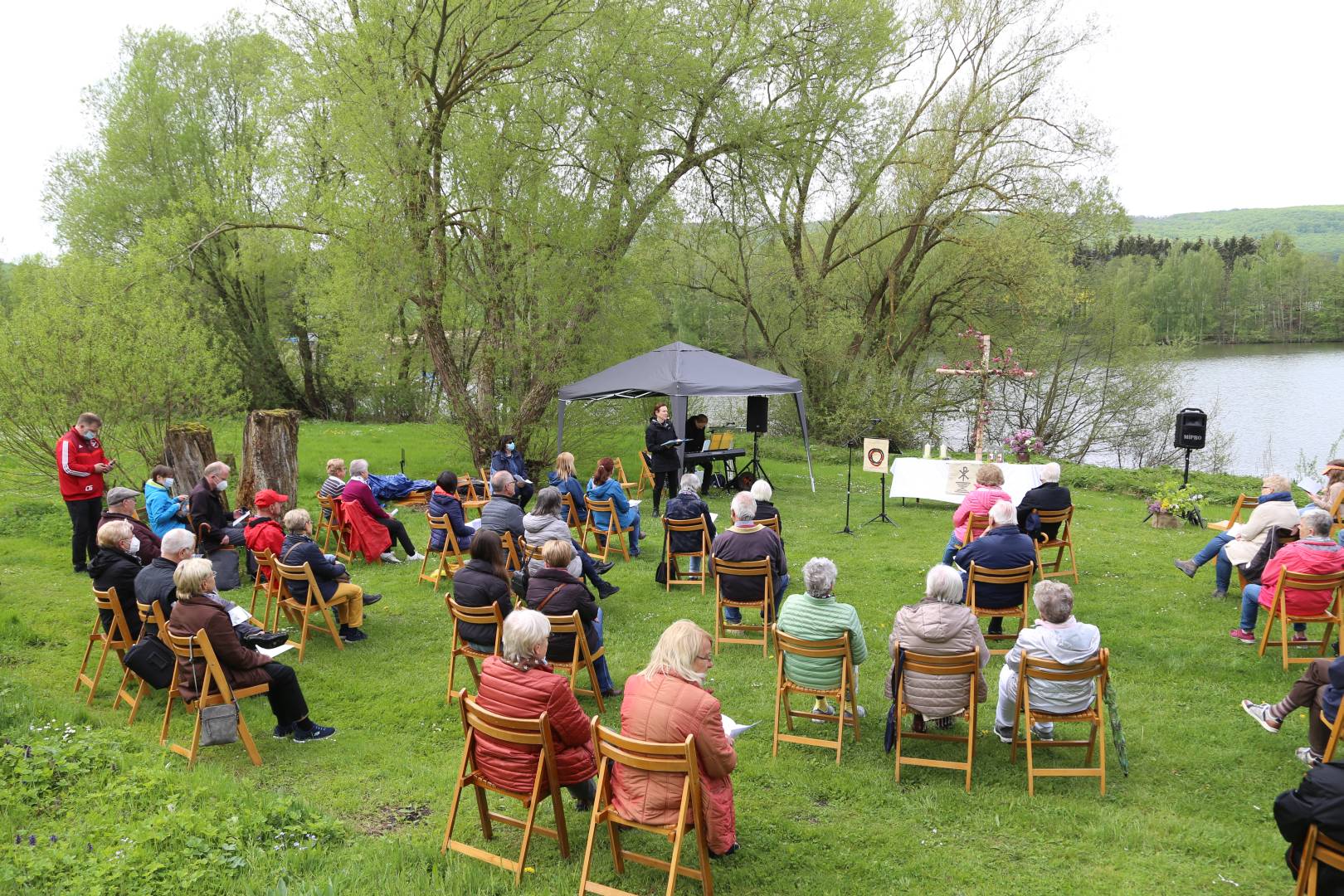 Freiluftgottesdienst am Humboldtsee