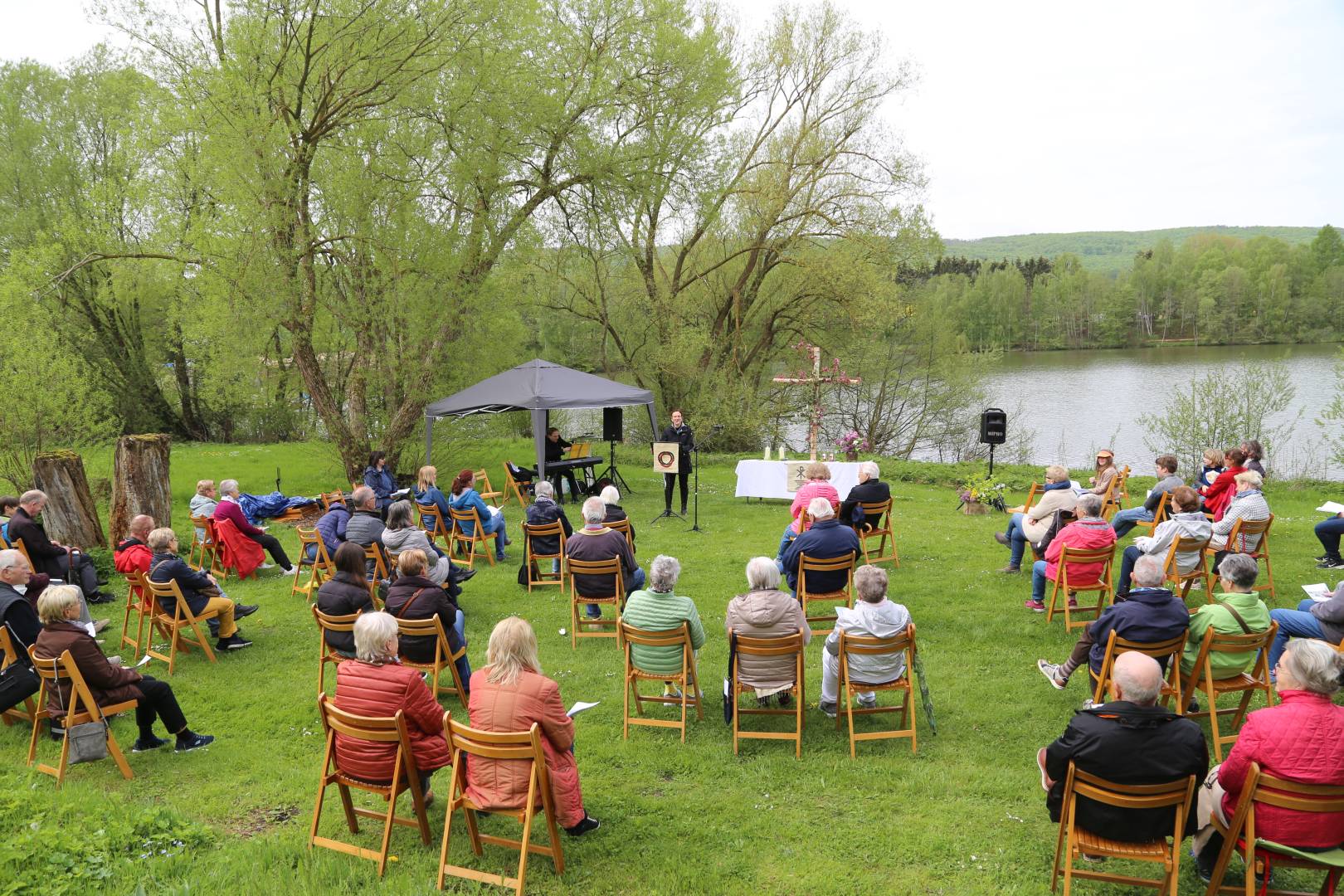 Freiluftgottesdienst am Humboldtsee