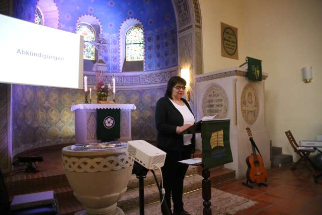 Endlich ist singen im Gottesdienst wieder möglich