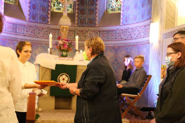 Abendmahlsgottesdienst der Konfirmanden in der St. Franziskuskirche