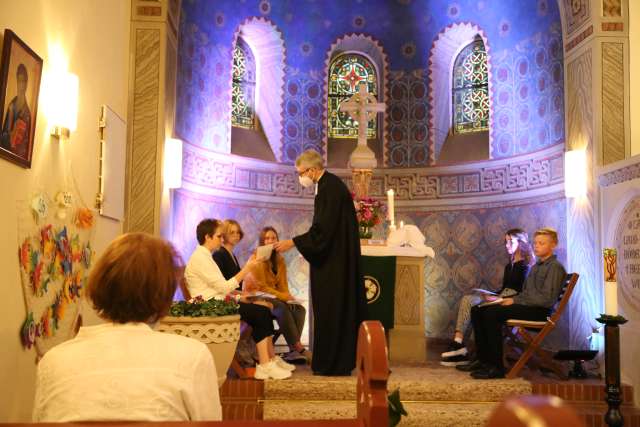 Abendmahlsgottesdienst der Konfirmanden in der St. Franziskuskirche