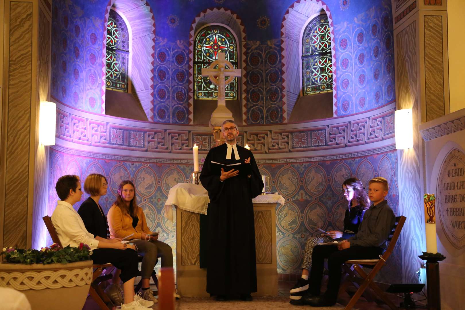 Abendmahlsgottesdienst der Konfirmanden in der St. Franziskuskirche