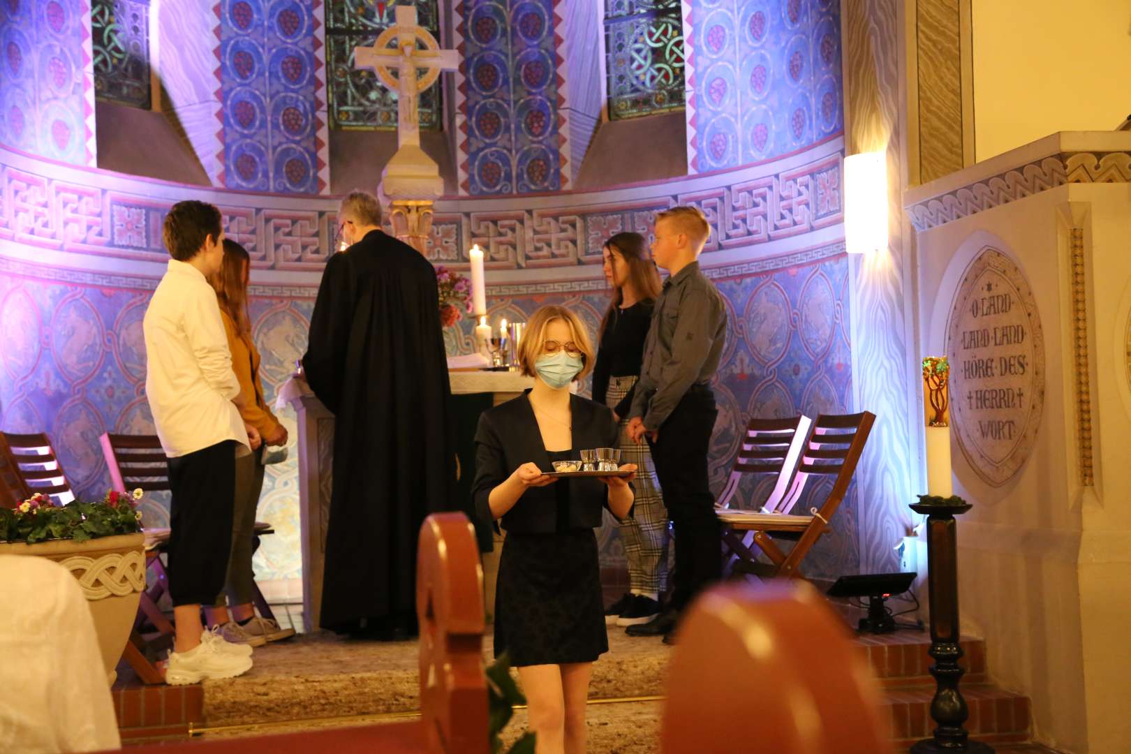 Abendmahlsgottesdienst der Konfirmanden in der St. Franziskuskirche