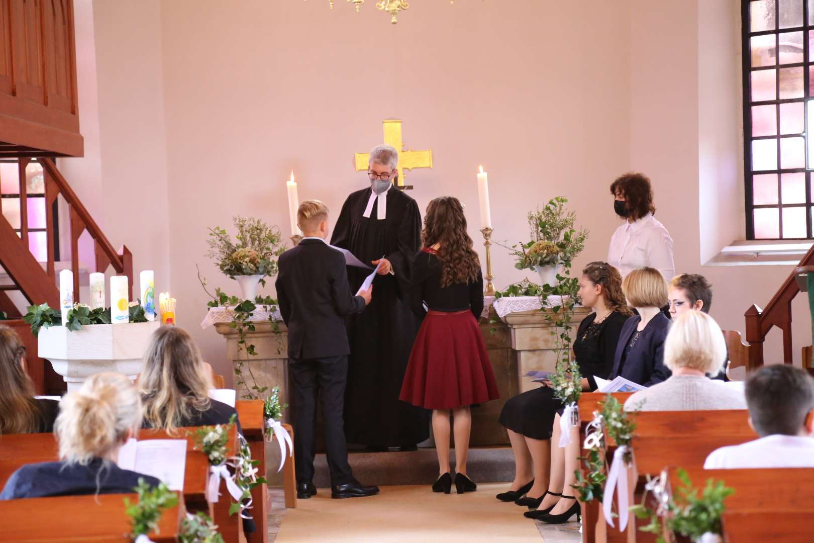 Konfirmation der Kirchengemeinde Coppengrave in der St. Maternuskapelle