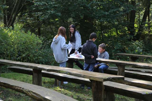 Konfirmandenunterricht Open Air an der Köhlerhütte