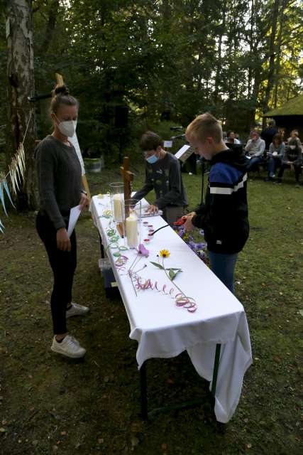 Konfirmandenunterricht Open Air an der Köhlerhütte