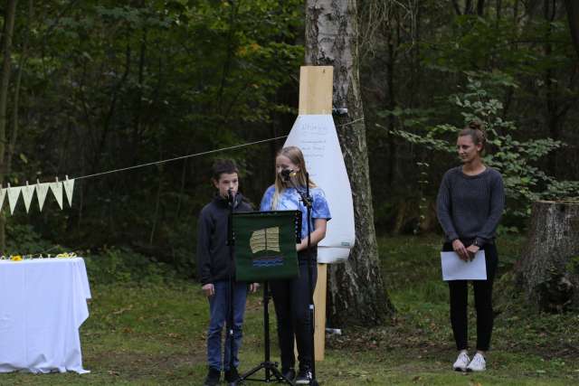 Begrüßungsgottesdienst der Konfirmanden an der Köhlerhütte