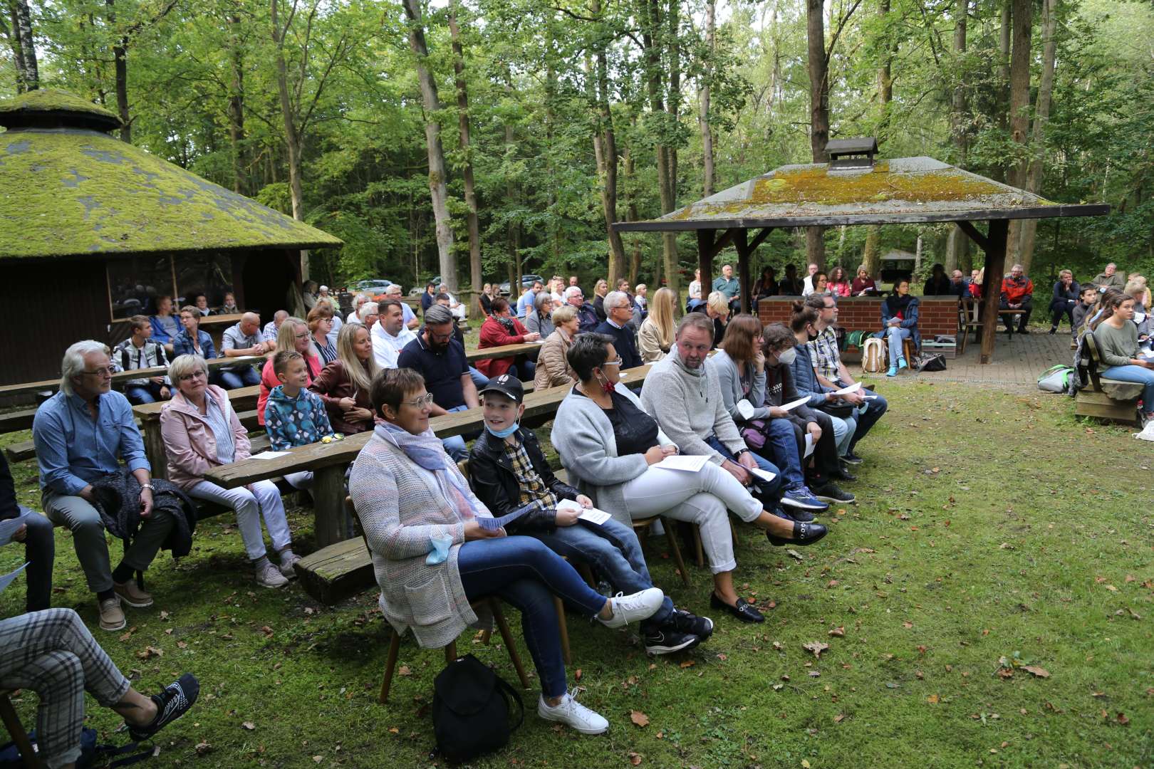 Begrüßungsgottesdienst der Konfirmanden an der Köhlerhütte