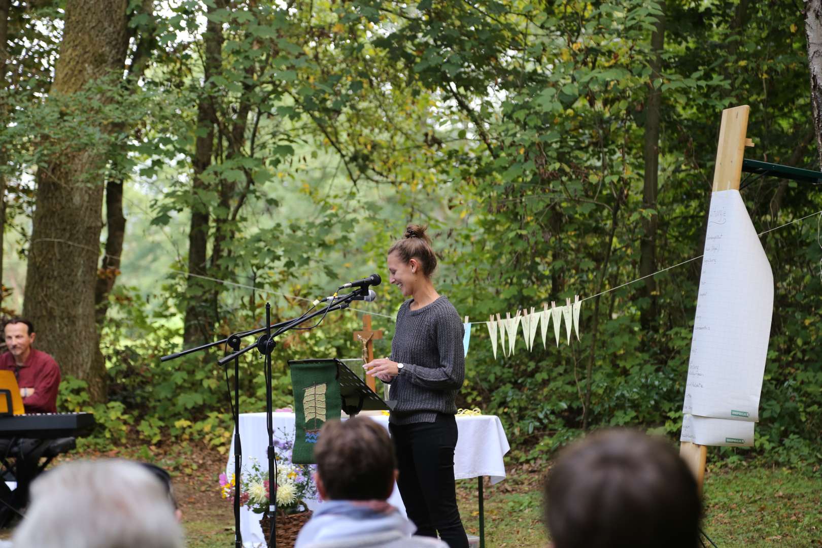 Begrüßungsgottesdienst der Konfirmanden an der Köhlerhütte