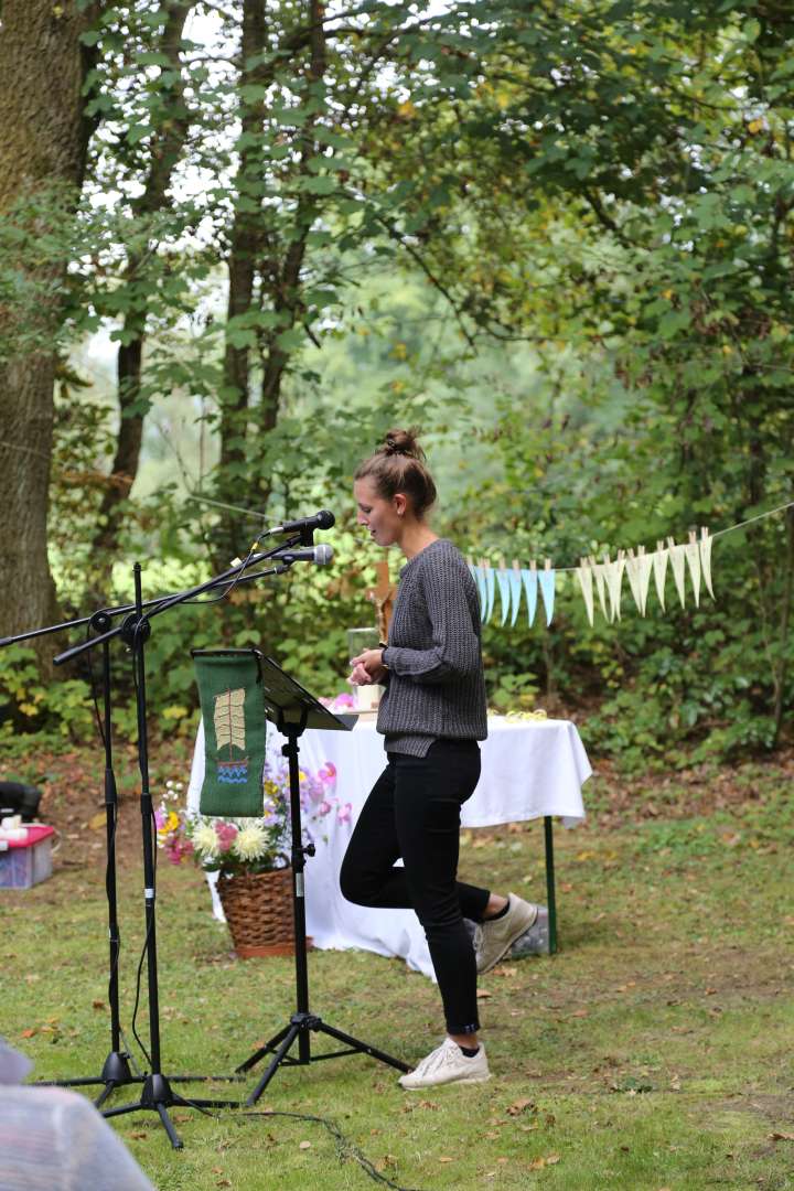 Begrüßungsgottesdienst der Konfirmanden an der Köhlerhütte