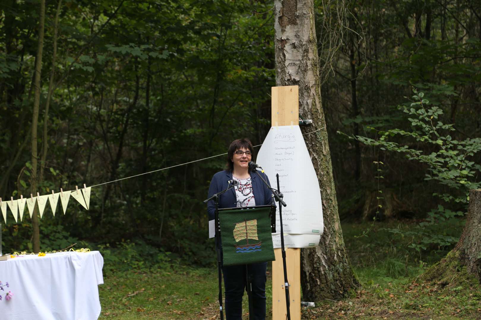 Begrüßungsgottesdienst der Konfirmanden an der Köhlerhütte