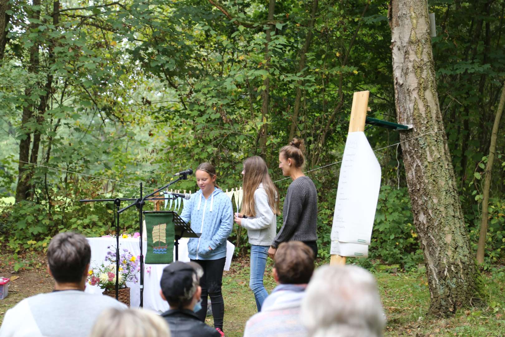 Begrüßungsgottesdienst der Konfirmanden an der Köhlerhütte