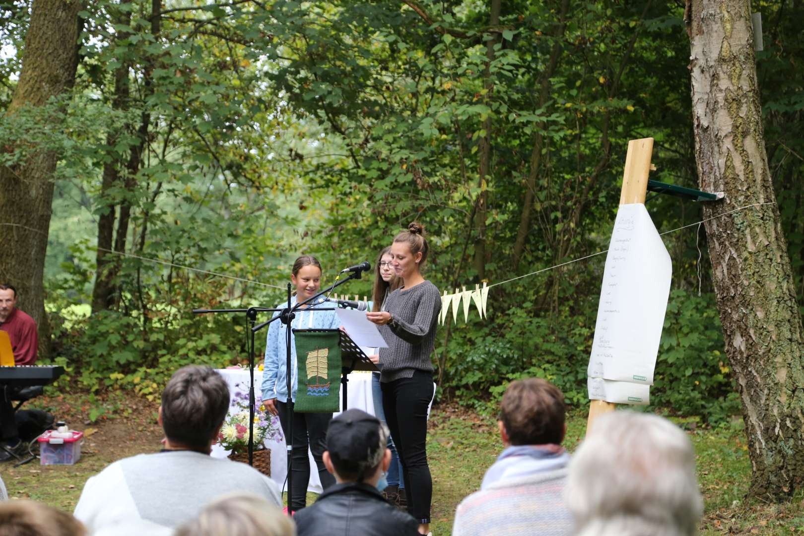 Begrüßungsgottesdienst der Konfirmanden an der Köhlerhütte