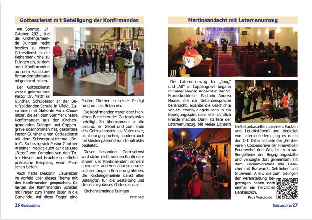 Gemeindebrief Dezember 2021 - Februar 2022