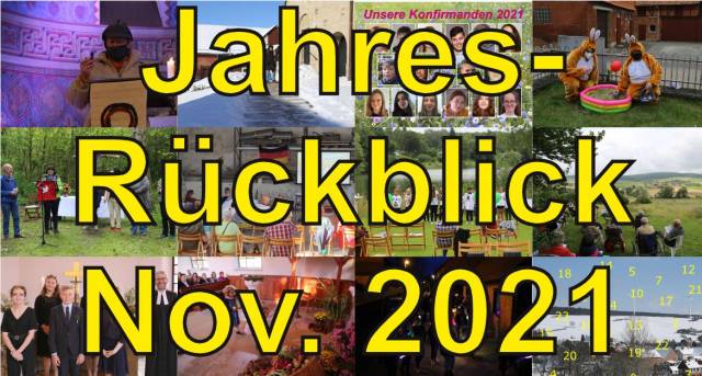 Jahresrückblick November 2021