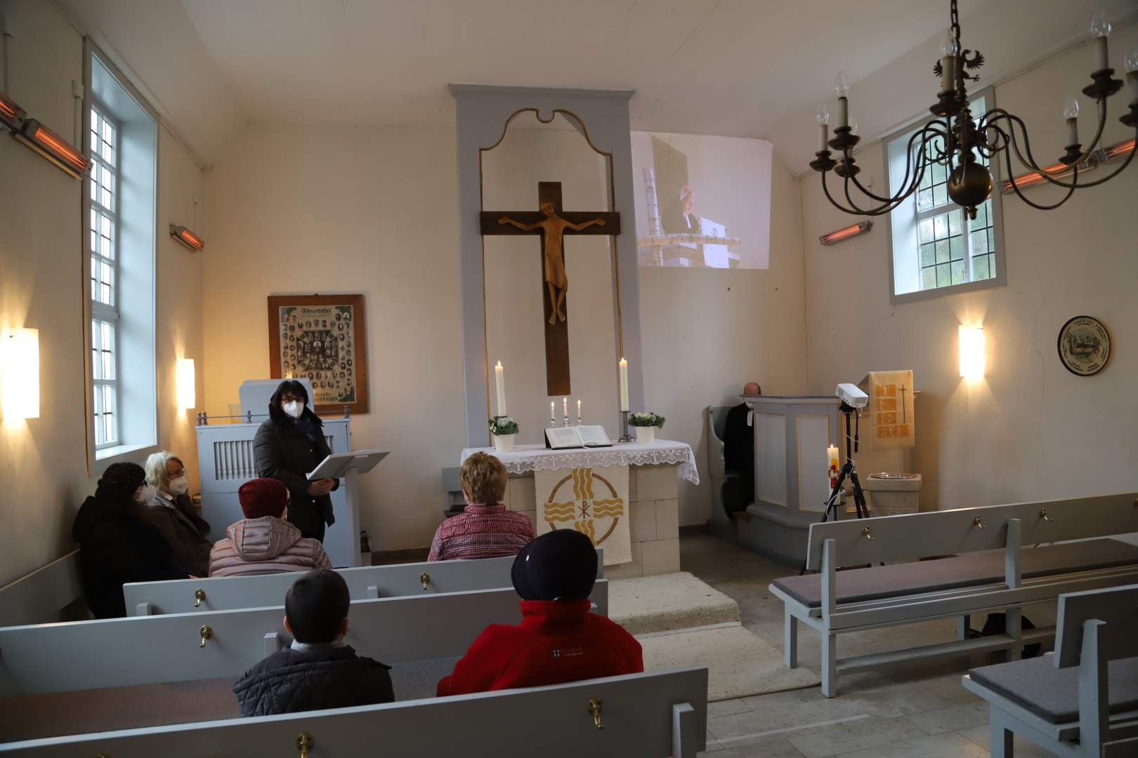 Abschluss der Winterkirche in Capellenhagen