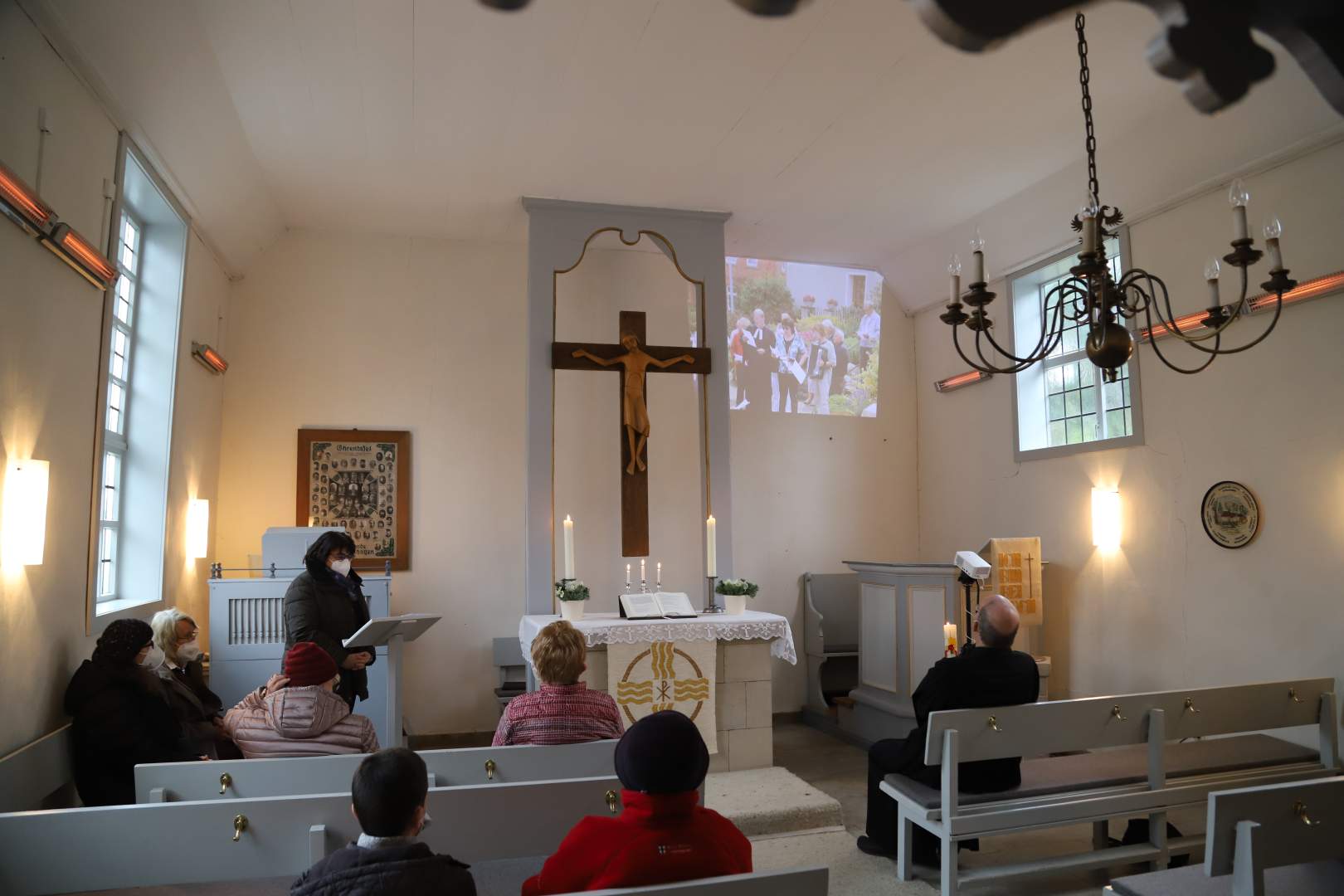 Abschluss der Winterkirche in Capellenhagen