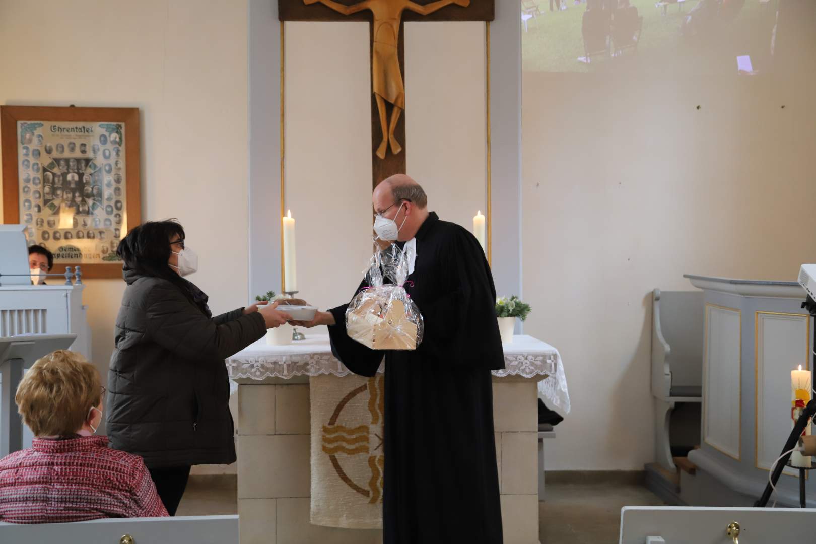 Abschluss der Winterkirche in Capellenhagen