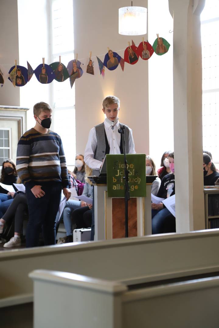 Vorstellungsgottesdienst der Konfirmanden