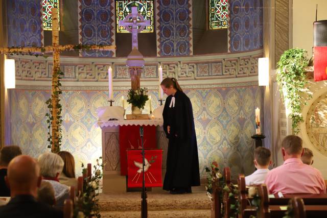 Abendmahlsgottesdienst der Konfirmanden in der St. Franziskuskirche