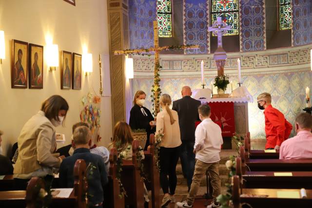 Abendmahlsgottesdienst der Konfirmanden in der St. Franziskuskirche