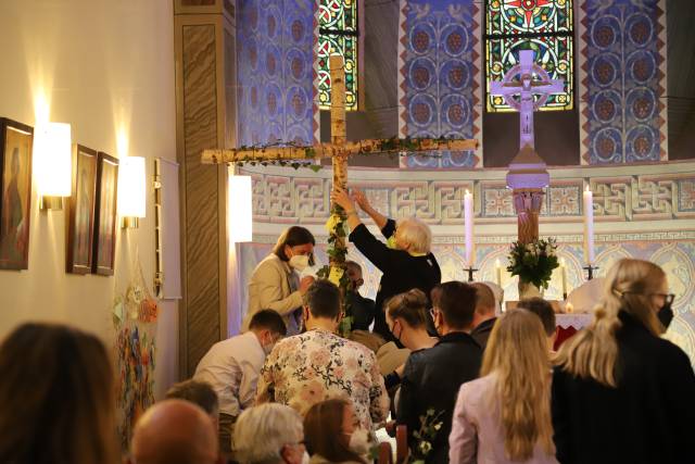 Abendmahlsgottesdienst der Konfirmanden in der St. Franziskuskirche