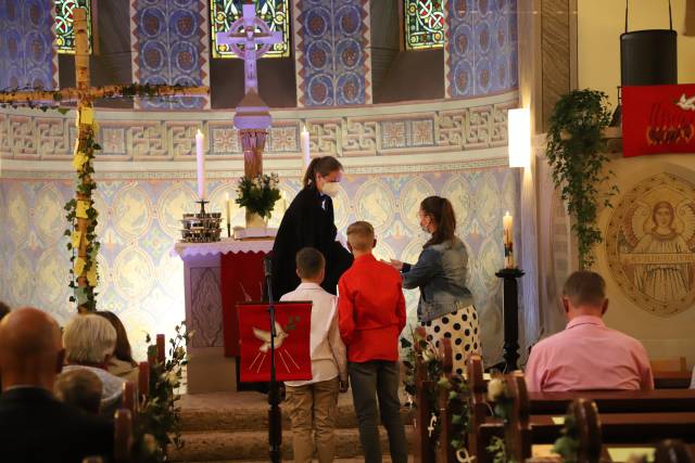 Abendmahlsgottesdienst der Konfirmanden in der St. Franziskuskirche