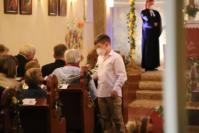 Abendmahlsgottesdienst der Konfirmanden in der St. Franziskuskirche